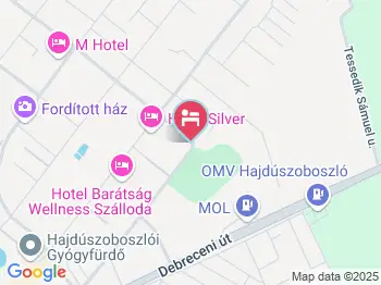All-seasons Apartmanok Hajdúszoboszló a térképen