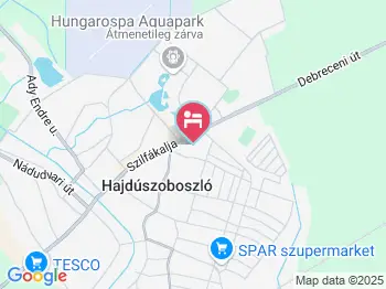 Amarin Apartman Hajdúszoboszló a térképen
