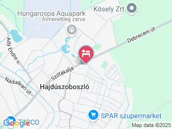 Anikó Apartmanok Hajdúszoboszló a térképen