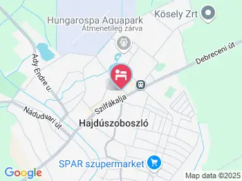 Apartman Era Hajdúszoboszló a térképen