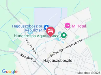 AQUApartman Hajdúszoboszló a térképen