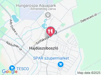 Arany Oroszlán Vendégház Hajdúszoboszló a térképen