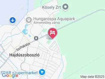 Árpád Villa Hajdúszoboszló a térképen