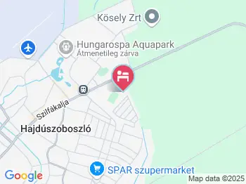 Árvácska Apartman Hajdúszoboszló a térképen