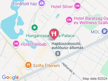 Aurum Cafe Hajdúszoboszló a térképen