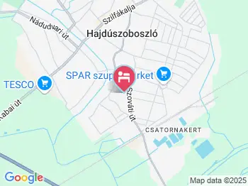 Balázs Apartman Hajdúszoboszló a térképen