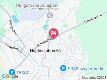 Bessenyei Vendégház Hajdúszoboszló a térképen