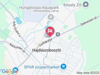 Betty Apartman Hajdúszoboszló a térképen