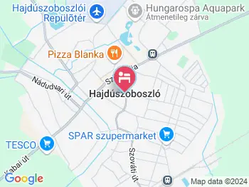 Betty- Major Apartman Hajdúszoboszló a térképen