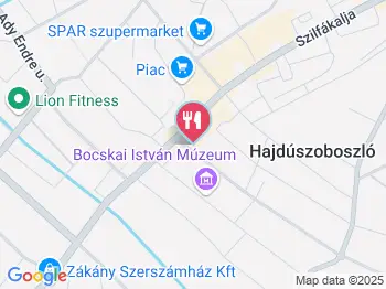 Bocskai Söröző Hajdúszoboszló a térképen