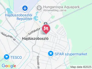 Borbély Vendégház Hajdúszoboszló a térképen