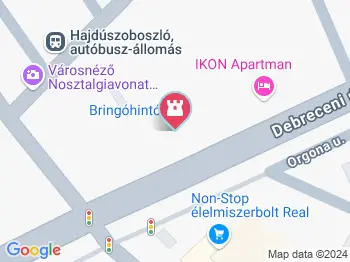 Bringóhintó Hajdúszoboszló a térképen