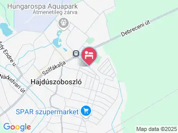 Clock Café Pizzéria & Panzió Hajdúszoboszló a térképen