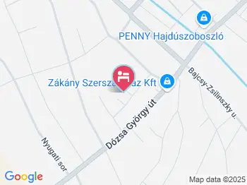 Coool Vendégház Hajdúszoboszló a térképen