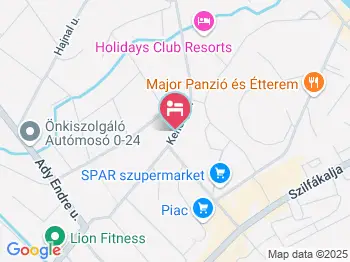 Csaba Apartman Hajdúszoboszló a térképen