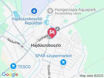 Csillám Vendégház Hajdúszoboszló a térképen