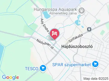 Cuki Lak Hajdúszoboszló a térképen