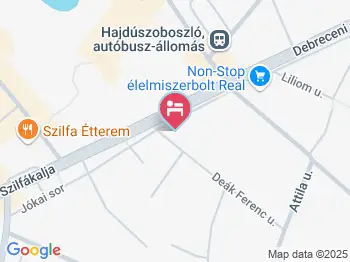 Deák Vendégház Hajdúszoboszló a térképen