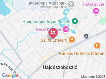 Derényi Apartman Hajdúszoboszló a térképen