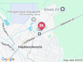 Domino Apartmanok Hajdúszoboszló a térképen