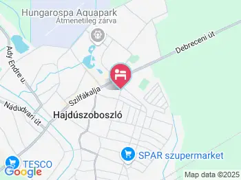 Éles Vendégház Hajdúszoboszló a térképen