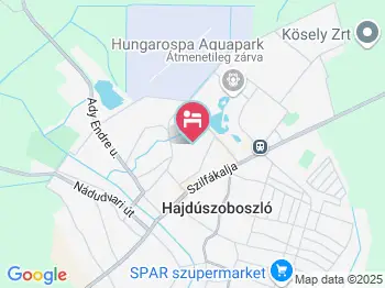 Elizabet Apartman Hajdúszoboszló a térképen