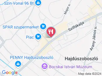 Elizabeth Presszó Cukrászda Hamburgerező Hajdúszoboszló a térképen