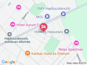 Emike Vendégház Hajdúszoboszló a térképen