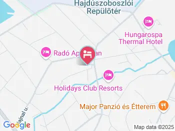 Eszter Apartmanház Hajdúszoboszló a térképen