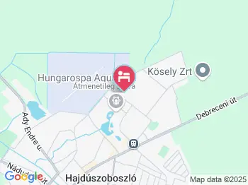 Etelka Vendégház Hajdúszoboszló a térképen
