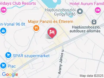 Family Clubhotel & Apartments Hajdúszoboszló a térképen