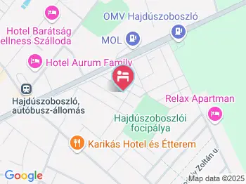 Fehér Apartman Hajdúszoboszló a térképen