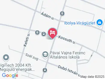 Fenyves Üdülőház Hajdúszoboszló a térképen