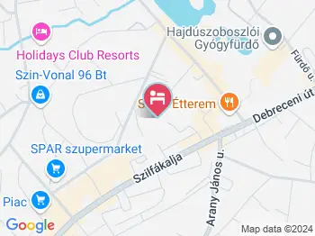 Forrás Panzió Hajdúszoboszló a térképen