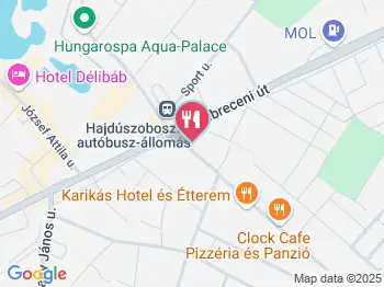 Forrás Pizzéria Hajdúszoboszló a térképen