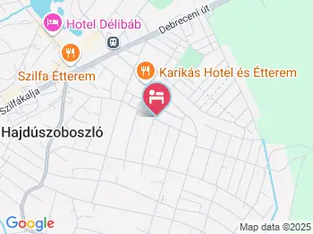 Fortuna Apartman Hajdúszoboszló a térképen