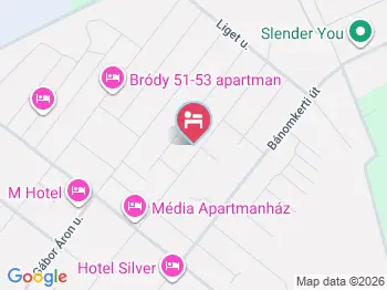 Gabi Ház Apartmanok Hajdúszoboszló a térképen