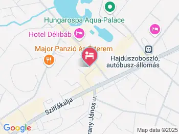 Gambrinus Apartman Hajdúszoboszló a térképen