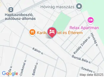 Gázláng Apartman Hajdúszoboszló a térképen