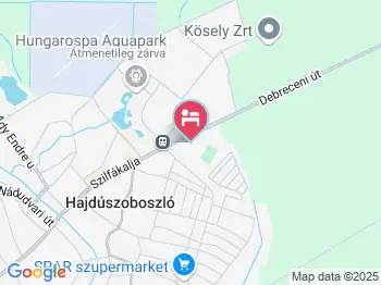 Gyöngyszem Vendégház Hajdúszoboszló a térképen