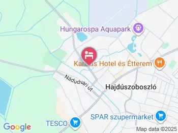 Hajnal Apartman Hajdúszoboszló a térképen