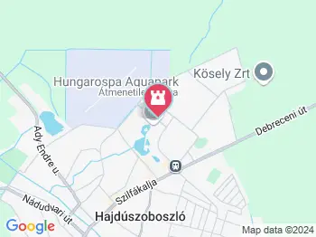 Hajdúszoboszlói Aquapark Hajdúszoboszló a térképen