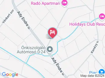 Hajnalsugár Apartman Hajdúszoboszló a térképen