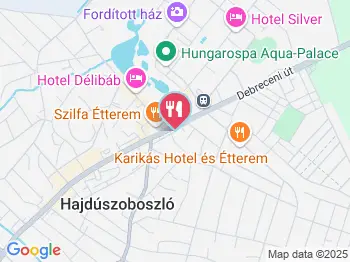 Hotel Négy Évszak***- Halászbárka Étterem Hajdúszoboszló a térképen