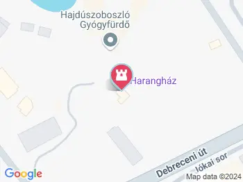 Harangház Hajdúszoboszló a térképen
