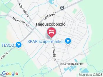 Harmónia Apartmanház Hajdúszoboszló a térképen