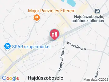 Hodosi Cukrászda-Fagyizó Hajdúszoboszló a térképen