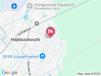 Hőforrás Apartman Hajdúszoboszló a térképen