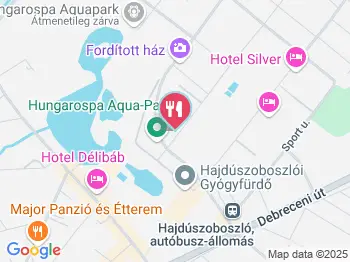 Hotel Atlantis Étterme Hajdúszoboszló a térképen