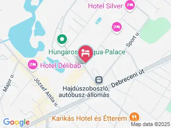 Hotel Aurum Family Hajdúszoboszló a térképen